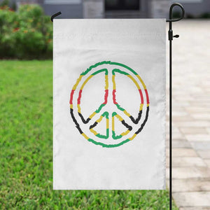 Rasta Jamaican Flag Peace Symbol Reggae Garden Flag TS11 Print Your Wear