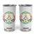 Rasta Jamaican Flag Peace Symbol Reggae Tumbler Cup TS11 White Print Your Wear