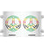 Rasta Jamaican Flag Peace Symbol Reggae Coffee Mug TS11 White Print Your Wear