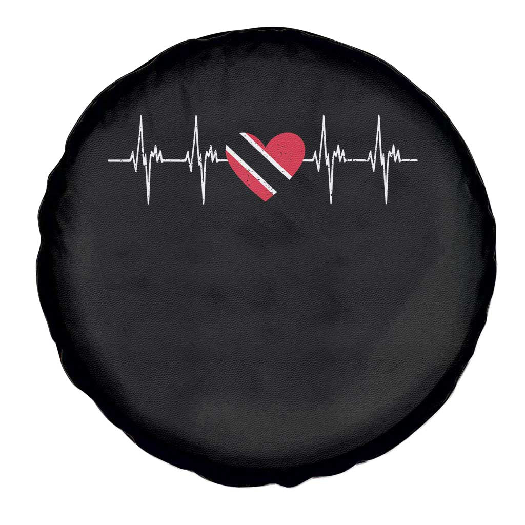 Trinidad And Tobago Heartbeat Trinidadian Flag Spare Tire Cover TS11 Print Your Wear
