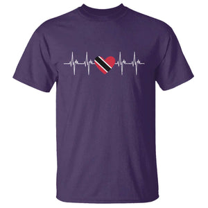 Trinidad And Tobago Heartbeat Trinidadian Flag T Shirt TS11 Purple Print Your Wear