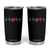 Trinidad And Tobago Heartbeat Trinidadian Flag Tumbler Cup TS11 Black Print Your Wear
