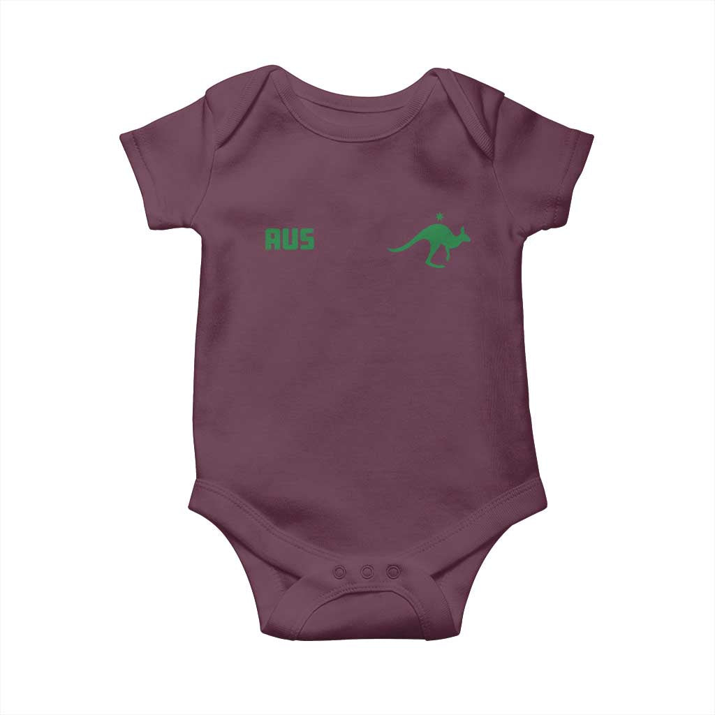 Kangaroo Australia Aus Team Aussie Athletic Jersey Style Baby Onesie
