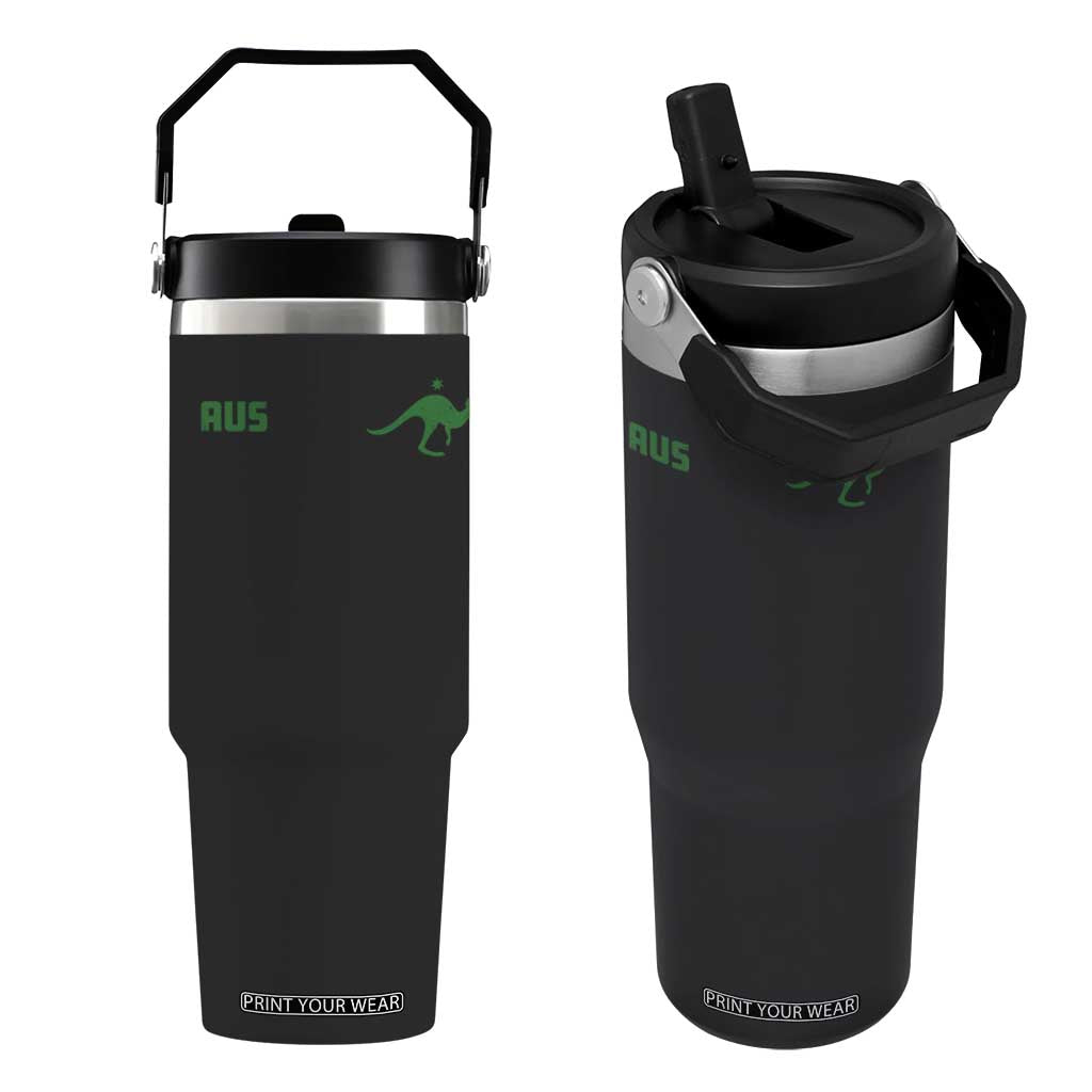Kangaroo Australia Aus Team Aussie Athletic Jersey Style Flip Straw Tumbler