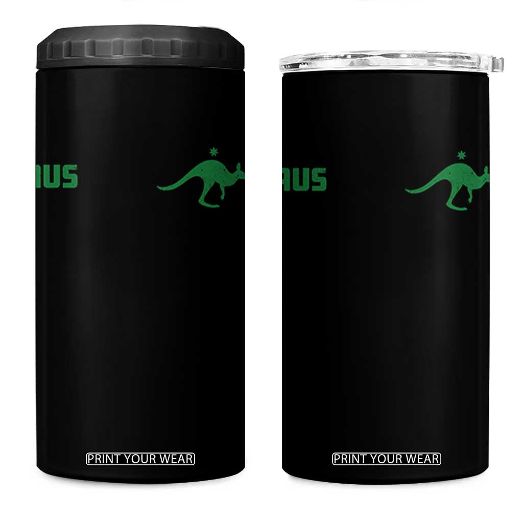 Kangaroo Australia Aus Team Aussie Athletic Jersey Style 4 in 1 Can Cooler Tumbler