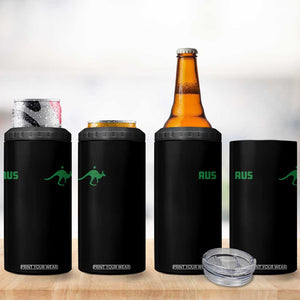 Kangaroo Australia Aus Team Aussie Athletic Jersey Style 4 in 1 Can Cooler Tumbler