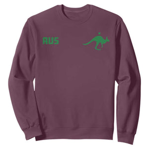 Kangaroo Australia Aus Team Aussie Athletic Jersey Style Sweatshirt