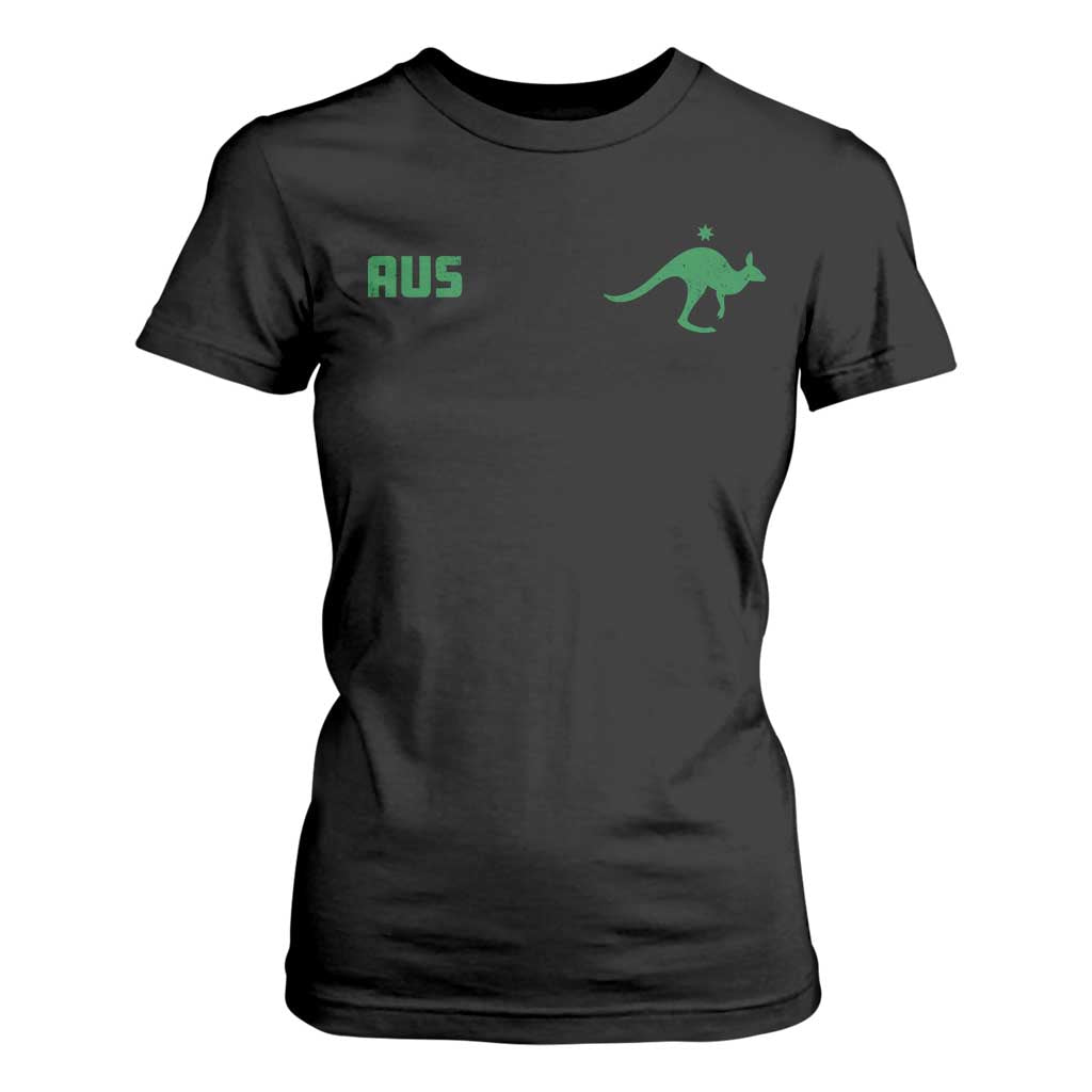 Kangaroo Australia Aus Team Aussie Athletic Jersey Style T Shirt For Women