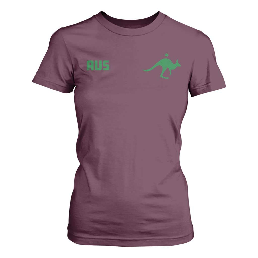 Kangaroo Australia Aus Team Aussie Athletic Jersey Style T Shirt For Women