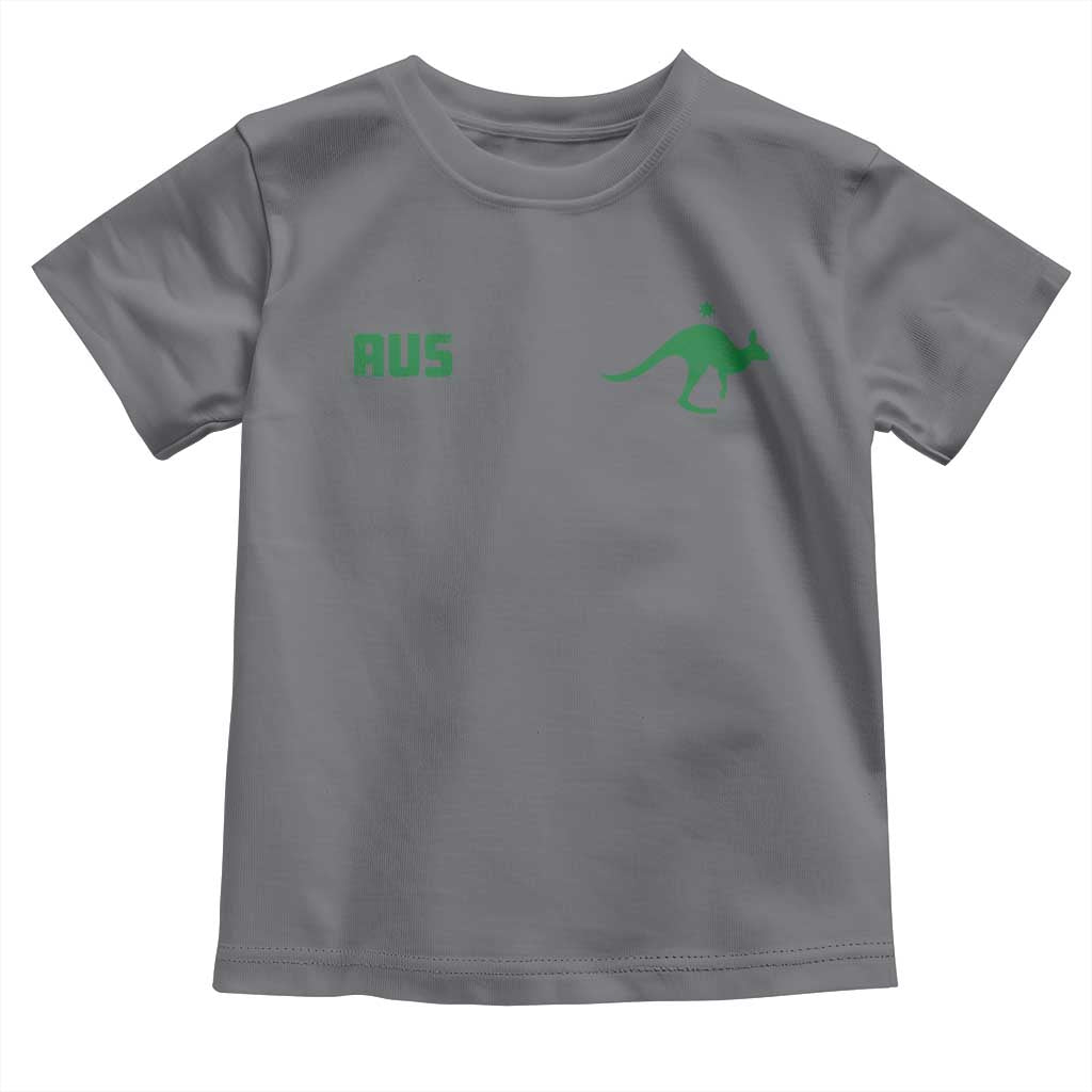 Kangaroo Australia Aus Team Aussie Athletic Jersey Style Toddler T Shirt