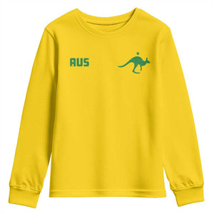 Kangaroo Australia Aus Team Aussie Athletic Jersey Style Youth Sweatshirt