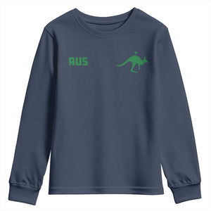 Kangaroo Australia Aus Team Aussie Athletic Jersey Style Youth Sweatshirt
