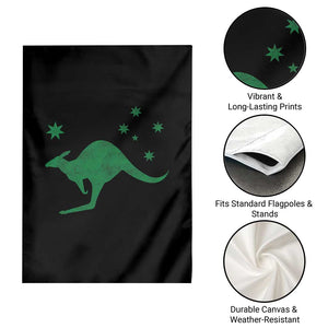 Australia Kangaroo with Federation Star Aussie Roots Garden Flag TS11 Print Your Wear
