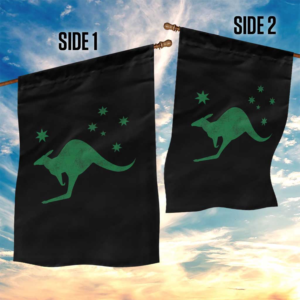 Australia Kangaroo with Federation Star Aussie Roots Garden Flag TS11 Print Your Wear