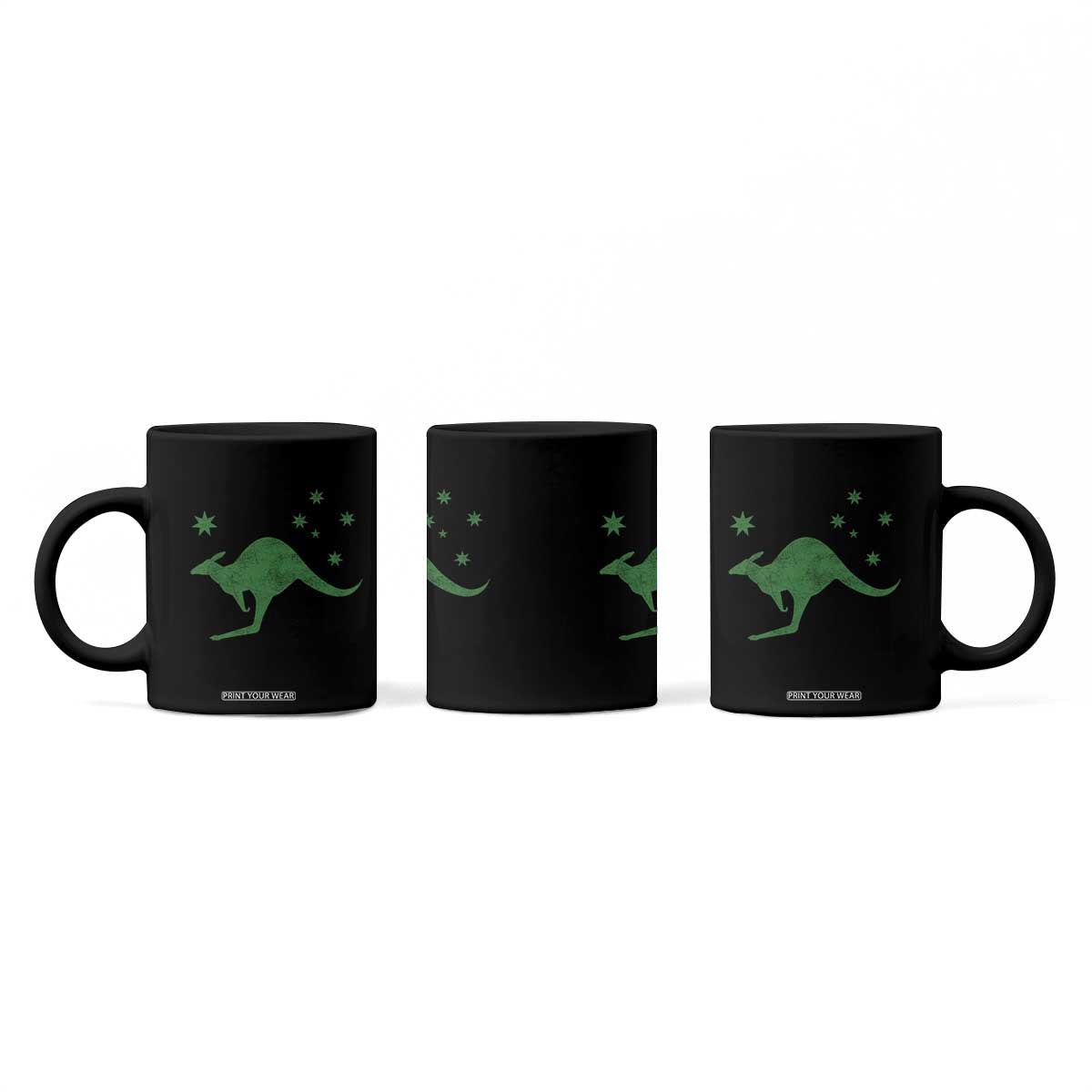 Australia Kangaroo with Federation Star Aussie Roots Coffee Mug TS11 Print Your Wear