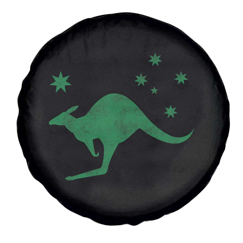 Australia Kangaroo with Federation Star Aussie Roots Spare Tire Cover TS11 Print Your Wear
