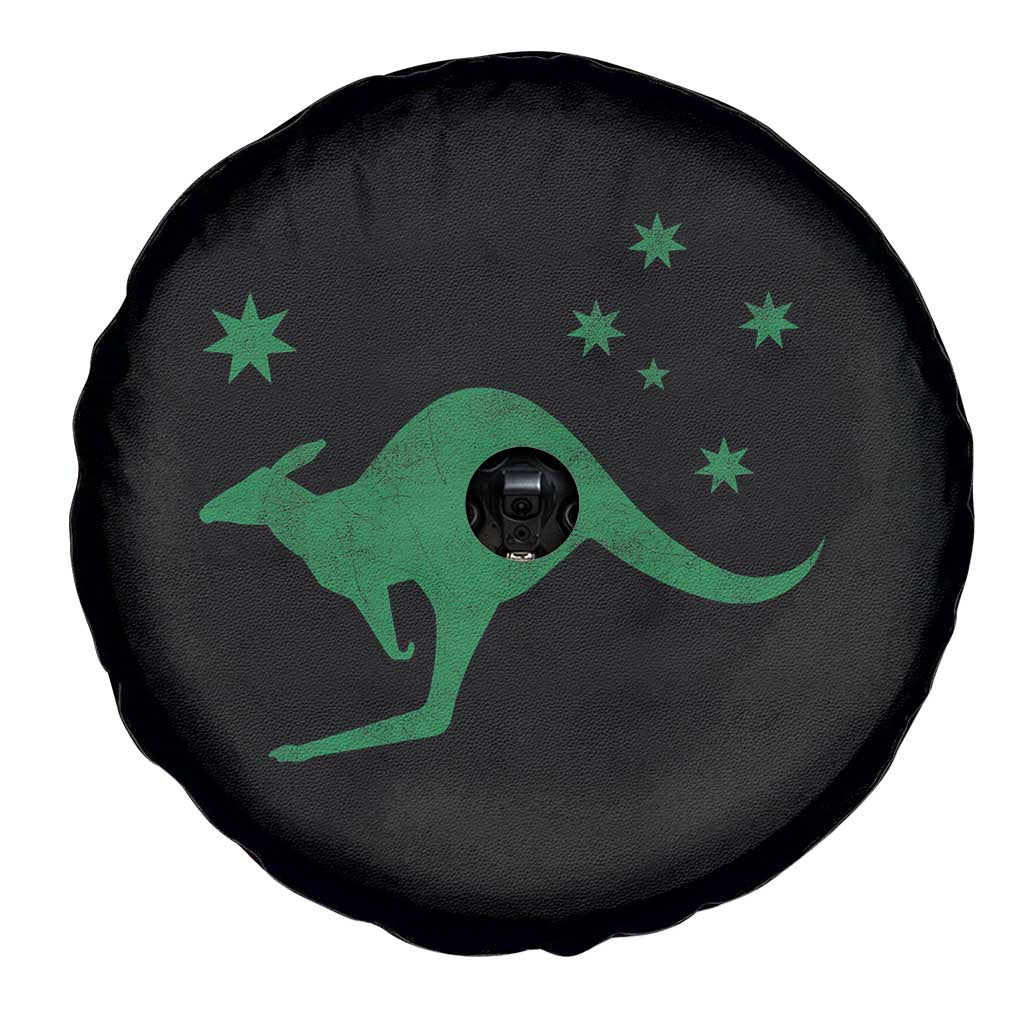Australia Kangaroo with Federation Star Aussie Roots Spare Tire Cover TS11 Print Your Wear