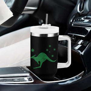 Australia Kangaroo with Federation Star Aussie Roots Tumbler With Handle TS11 Print Your Wear