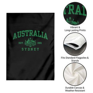 Australia Sydney Est 1901 Garden Flag Commonwealth Vintage Crest