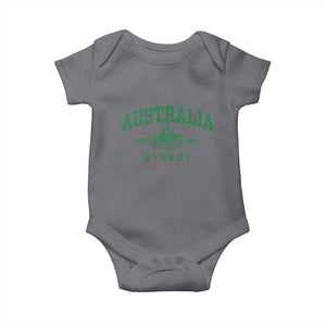 Australia Sydney Est 1901 Baby Onesie Commonwealth Vintage Crest