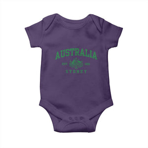Australia Sydney Est 1901 Baby Onesie Commonwealth Vintage Crest