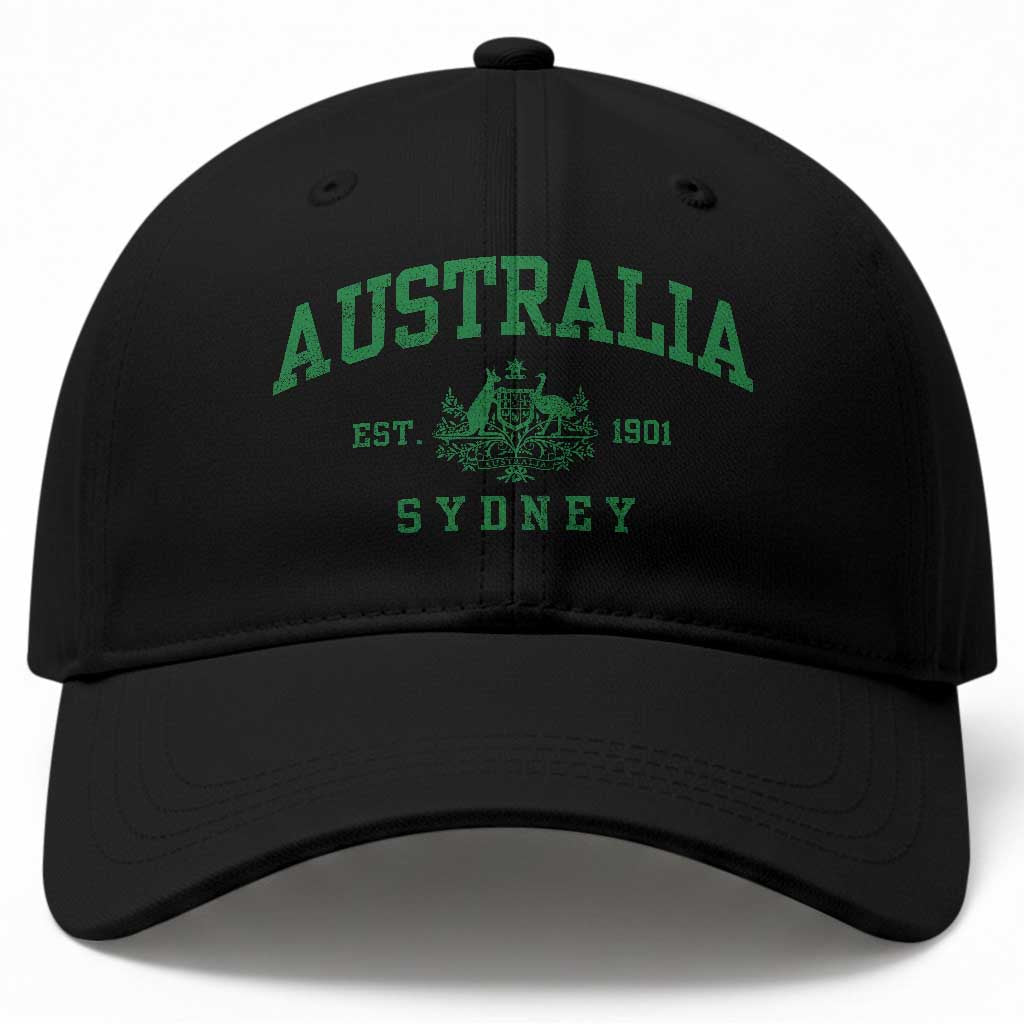 Australia Sydney Est 1901 Baseball Cap Commonwealth Vintage Crest TS11 Print Your Wear