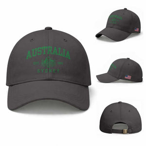 Australia Sydney Est 1901 Baseball Cap Commonwealth Vintage Crest