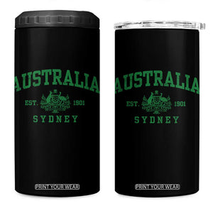 Australia Sydney Est 1901 4 in 1 Can Cooler Tumbler Commonwealth Vintage Crest