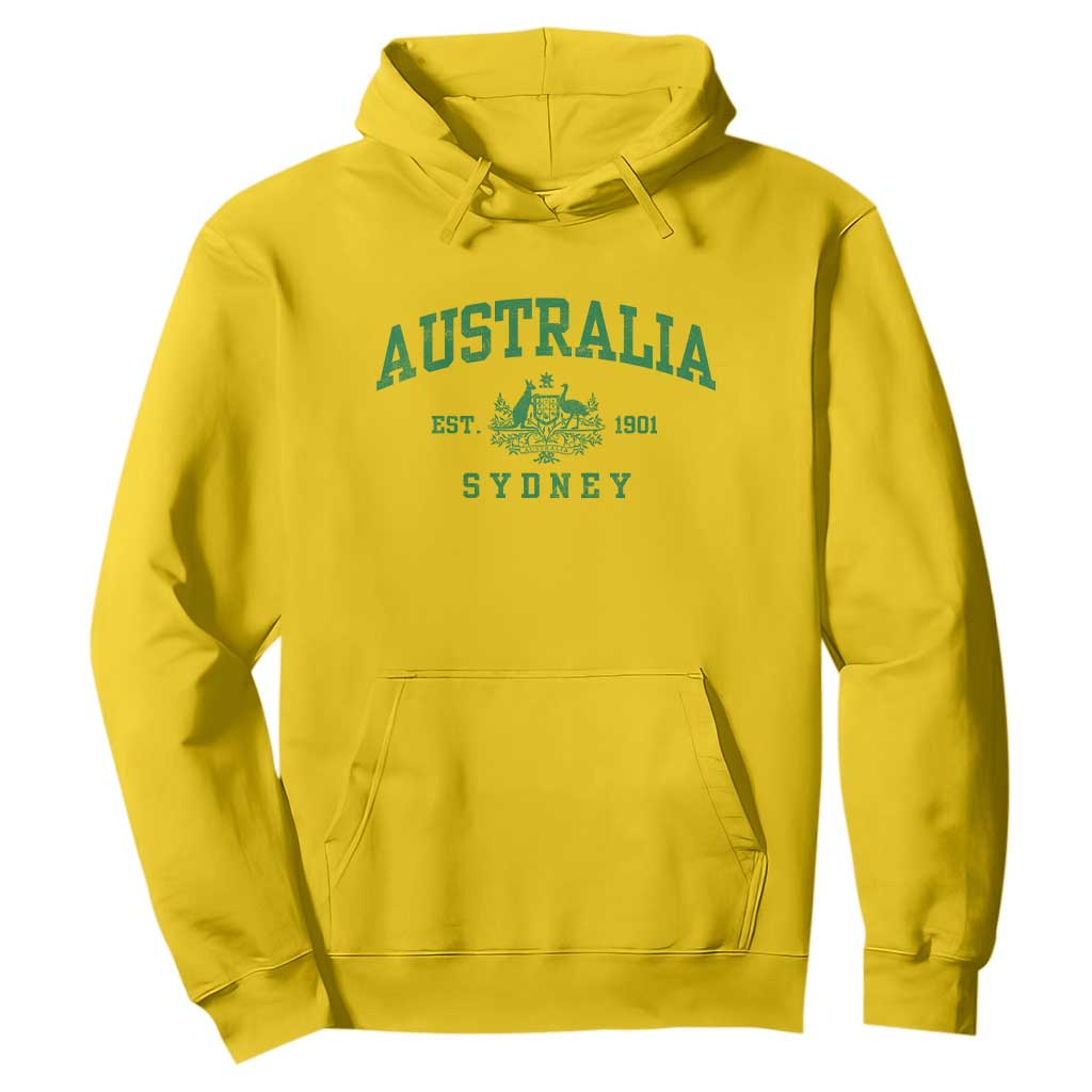 Australia Sydney Est 1901 Hoodie Commonwealth Vintage Crest