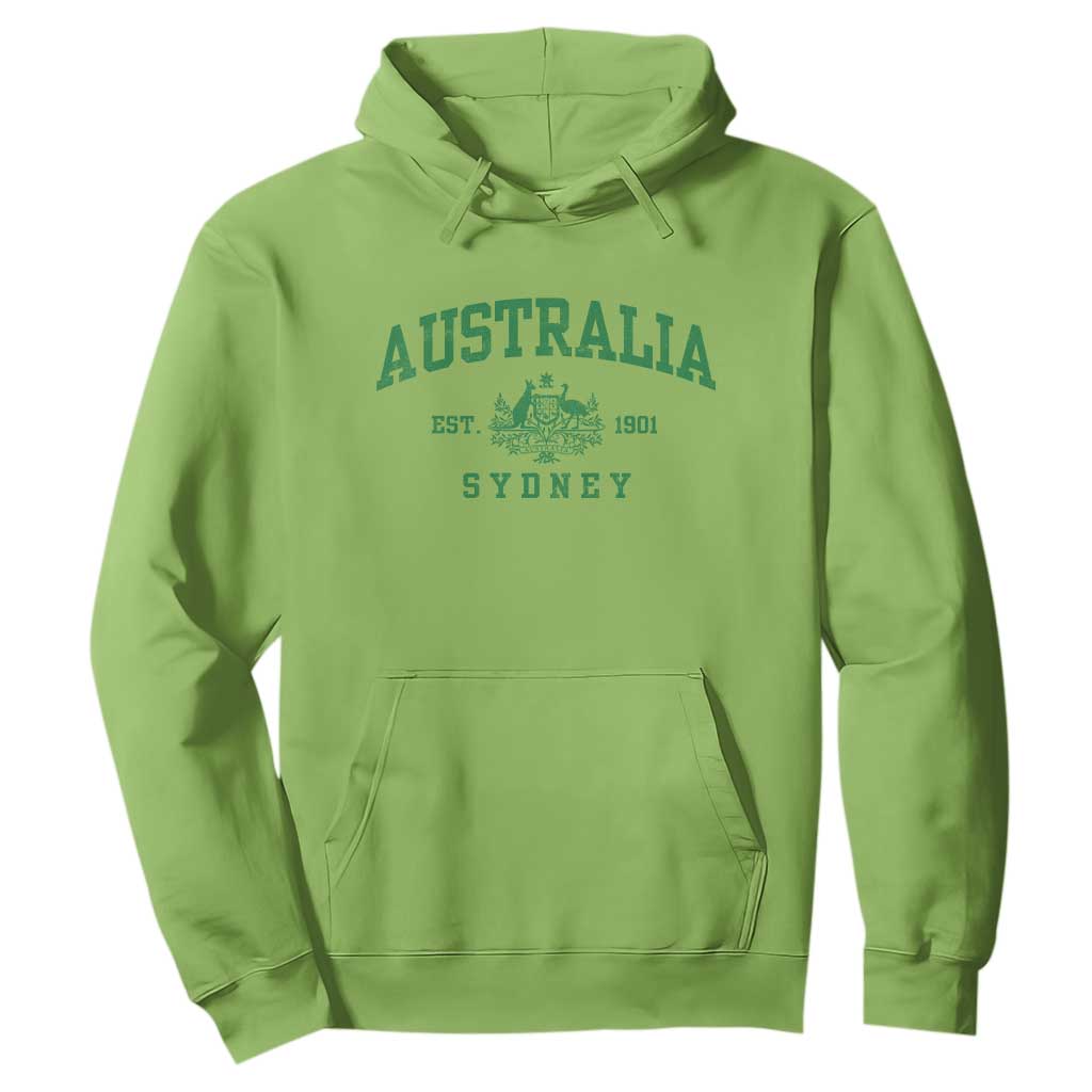 Australia Sydney Est 1901 Hoodie Commonwealth Vintage Crest