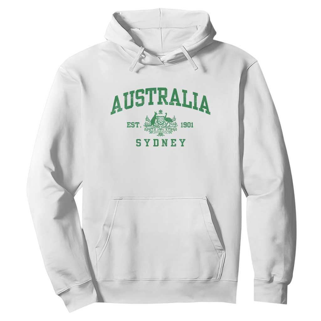 Australia Sydney Est 1901 Hoodie Commonwealth Vintage Crest