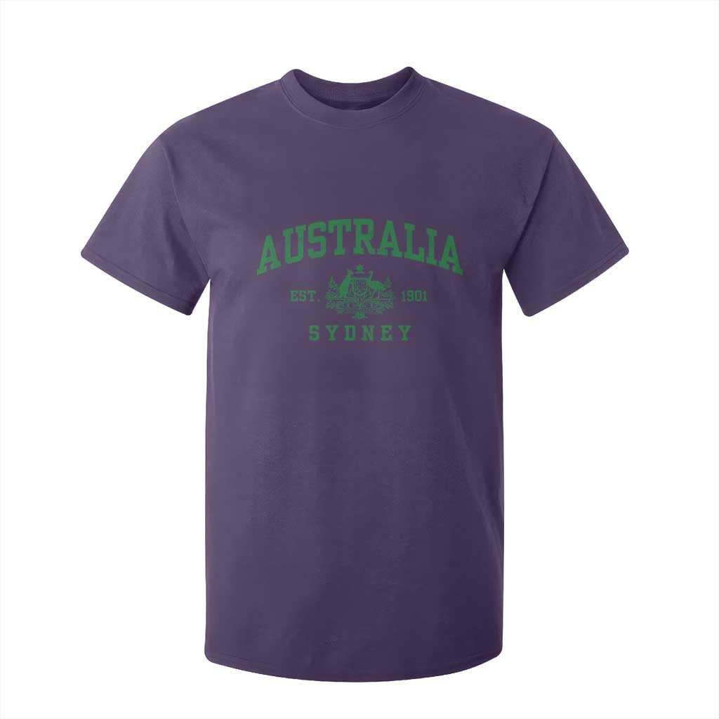 Australia Sydney Est 1901 T Shirt For Kid Commonwealth Vintage Crest