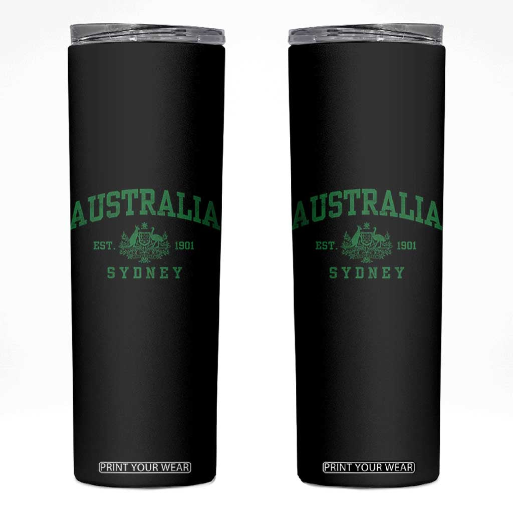 Australia Sydney Est 1901 Skinny Tumbler Commonwealth Vintage Crest