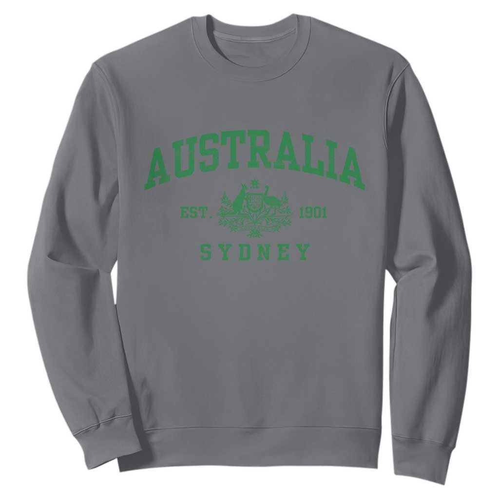 Australia Sydney Est 1901 Sweatshirt Commonwealth Vintage Crest