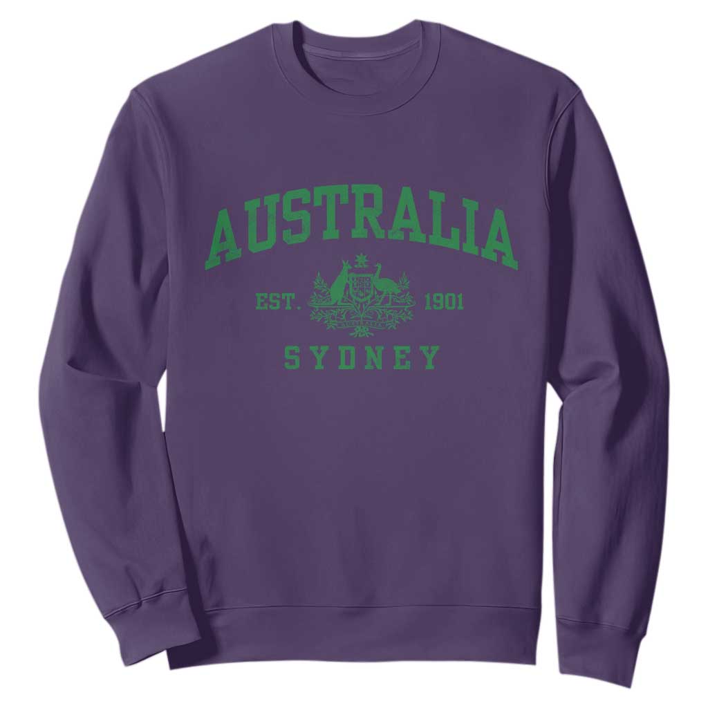 Australia Sydney Est 1901 Sweatshirt Commonwealth Vintage Crest