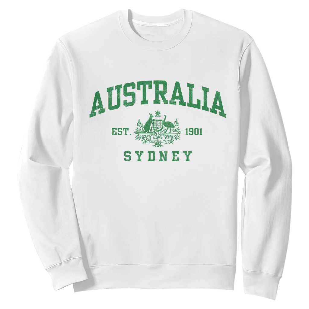 Australia Sydney Est 1901 Sweatshirt Commonwealth Vintage Crest