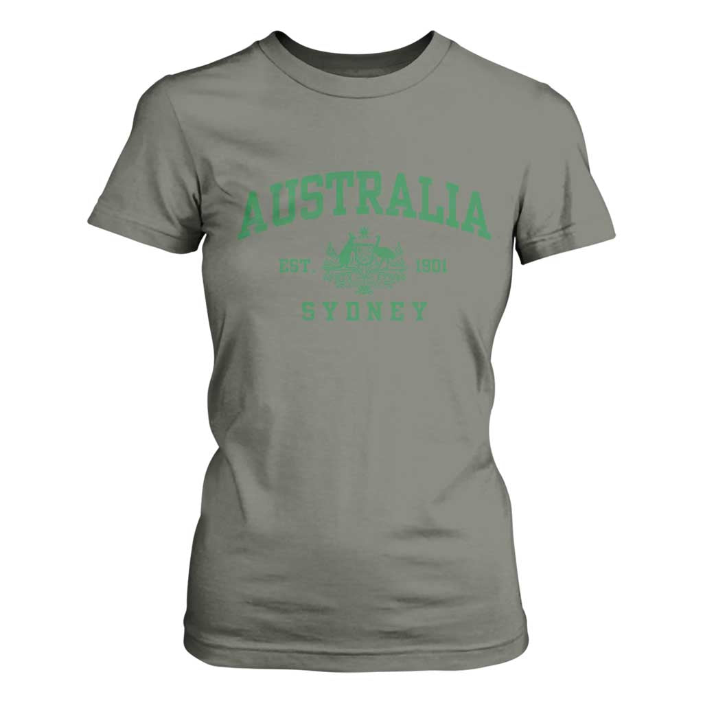 Australia Sydney Est 1901 T Shirt For Women Commonwealth Vintage Crest