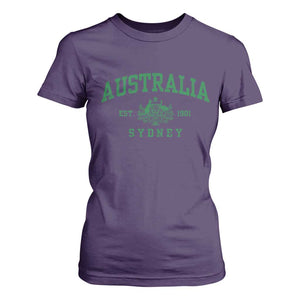 Australia Sydney Est 1901 T Shirt For Women Commonwealth Vintage Crest