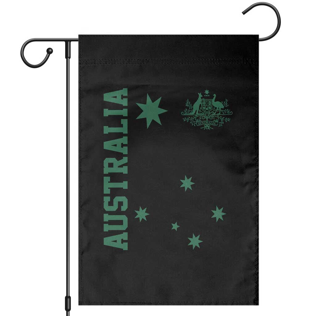 Australia Vintage Federation Star Aussie Coat of Arms Garden Flag TS11 Black Print Your Wear