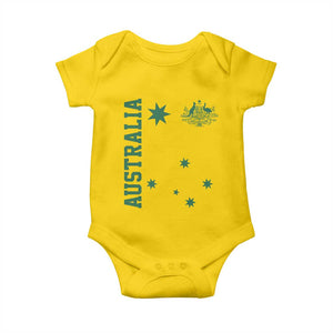Australia Vintage Federation Star Aussie Coat of Arms Baby Onesie