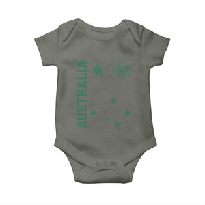 Australia Vintage Federation Star Aussie Coat of Arms Baby Onesie