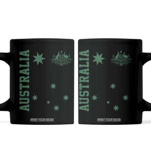 Australia Vintage Federation Star Aussie Coat of Arms Coffee Mug