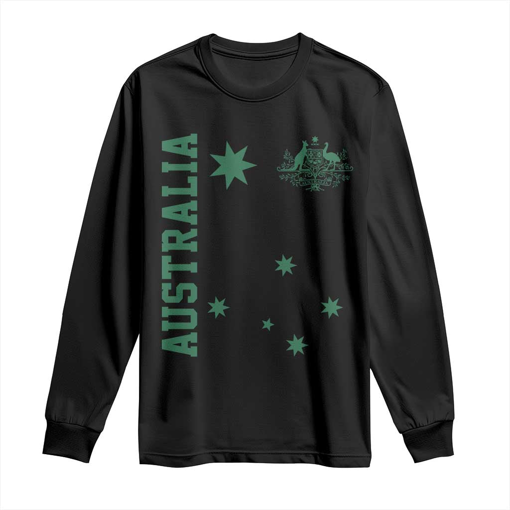 Australia Vintage Federation Star Aussie Coat of Arms Long Sleeve Shirt