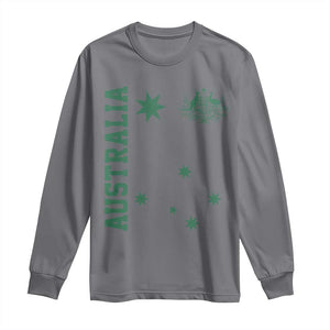 Australia Vintage Federation Star Aussie Coat of Arms Long Sleeve Shirt