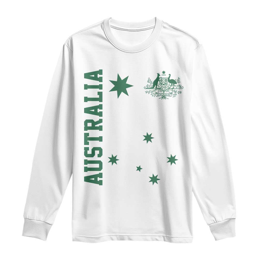 Australia Vintage Federation Star Aussie Coat of Arms Long Sleeve Shirt