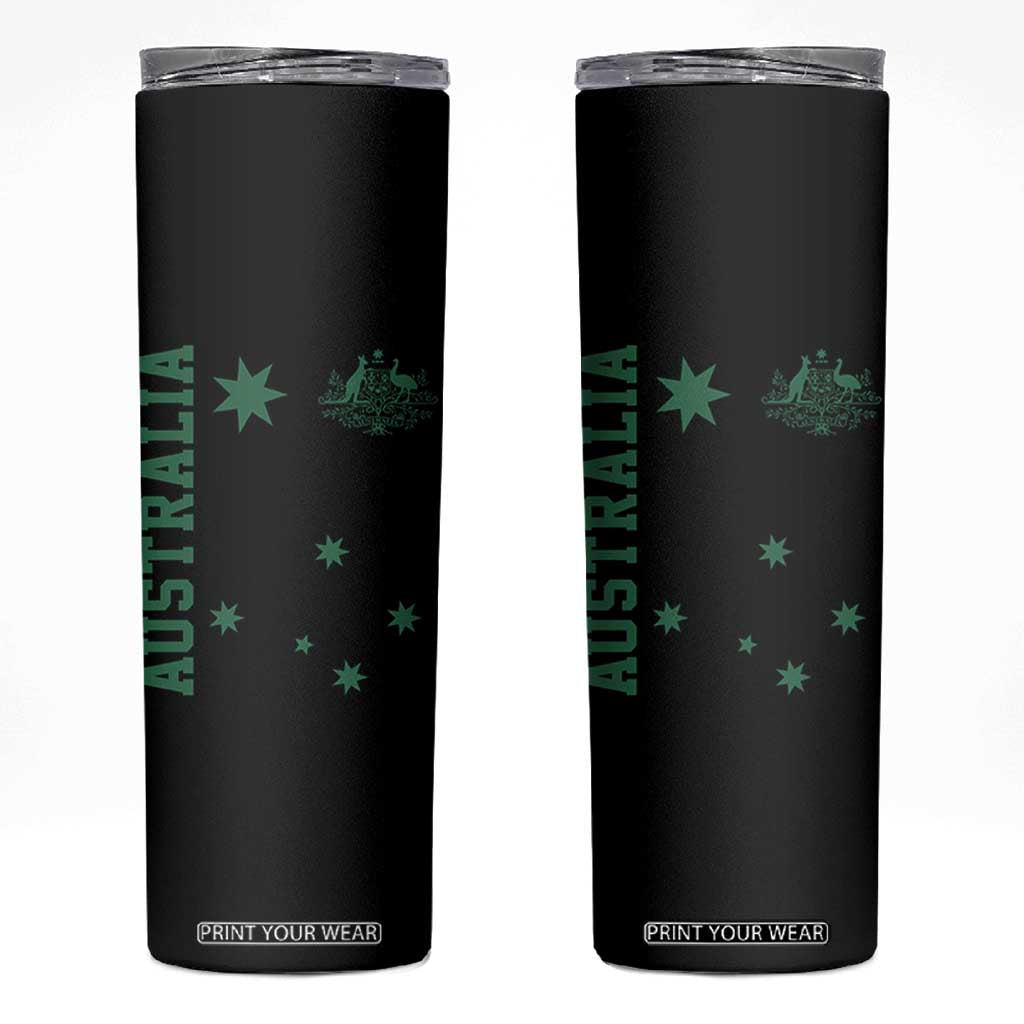 Australia Vintage Federation Star Aussie Coat of Arms Skinny Tumbler