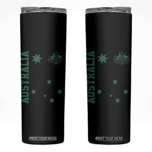 Australia Vintage Federation Star Aussie Coat of Arms Skinny Tumbler