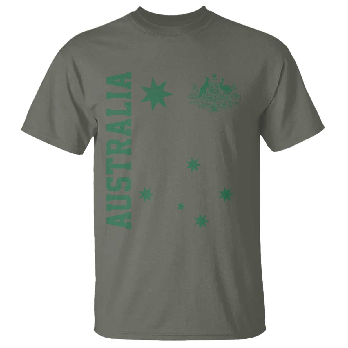 Australia Vintage Federation Star Aussie Coat of Arms T Shirt