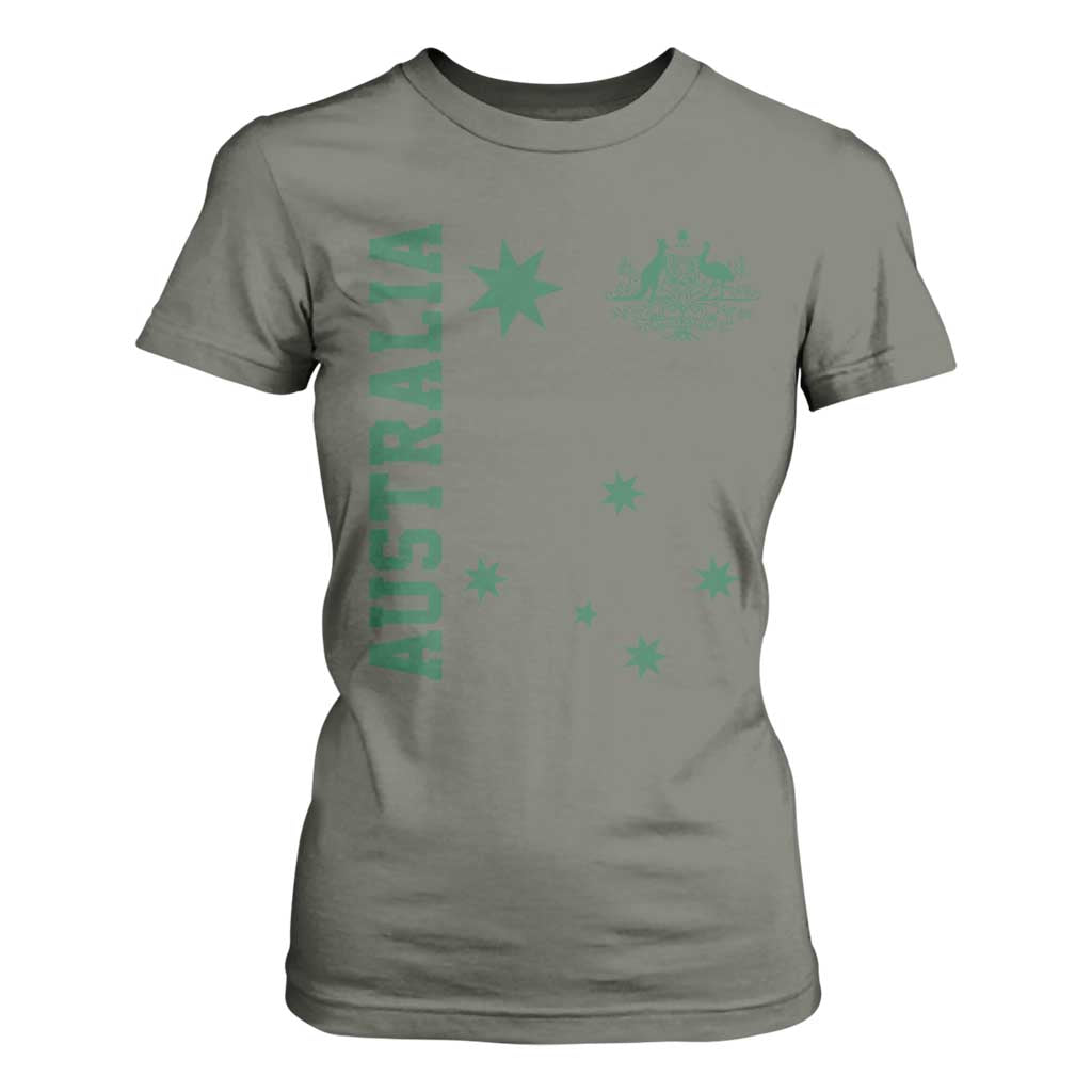 Australia Vintage Federation Star Aussie Coat of Arms T Shirt For Women