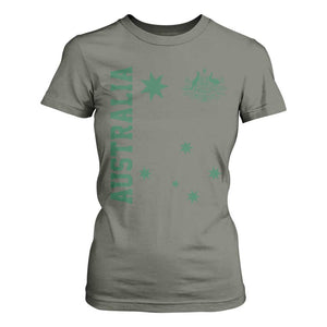 Australia Vintage Federation Star Aussie Coat of Arms T Shirt For Women